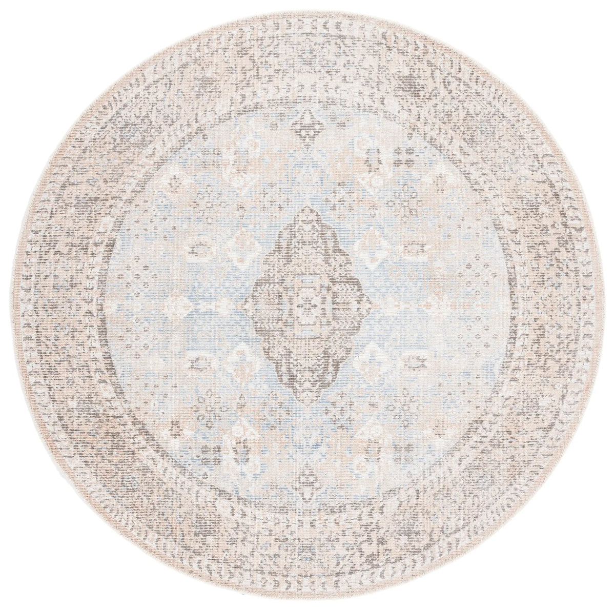 Safavieh Restoration Vintage 6'-0" x 6'-0" Rug in Beige / Sand