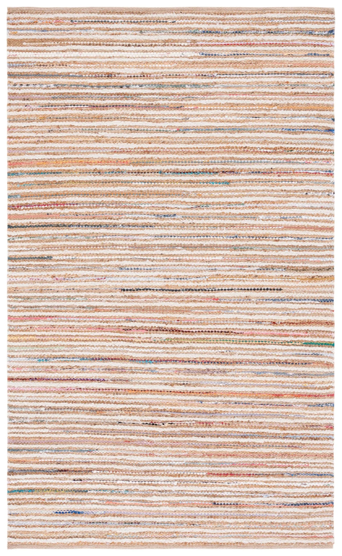 Safavieh Cape Cod 4'-0" x 6'-0" Rug in Natural / Rust