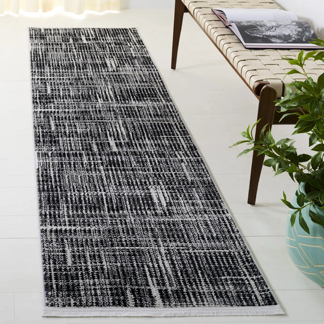 Safavieh Mila 2'-2" x 8'-0" Rug in Ivory / Black