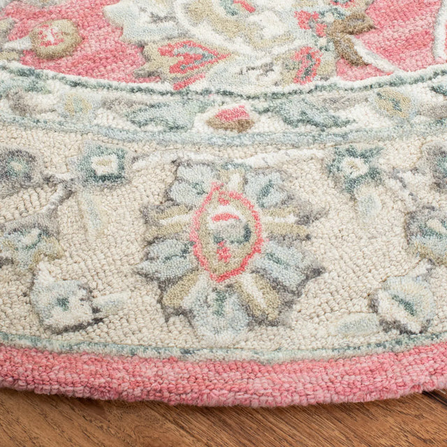 Safavieh Glamour 6'-0" x 6'-0" Rug in Pink / Beige