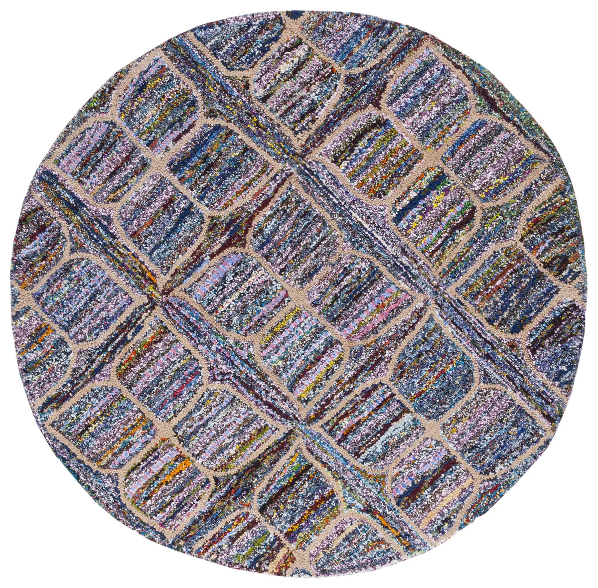 Safavieh Nantucket 6'-0" x 6'-0" Rug in Multi