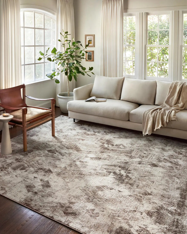 Loloi Austen Aus-03 Natural/Mocha Rugs - room scene 1