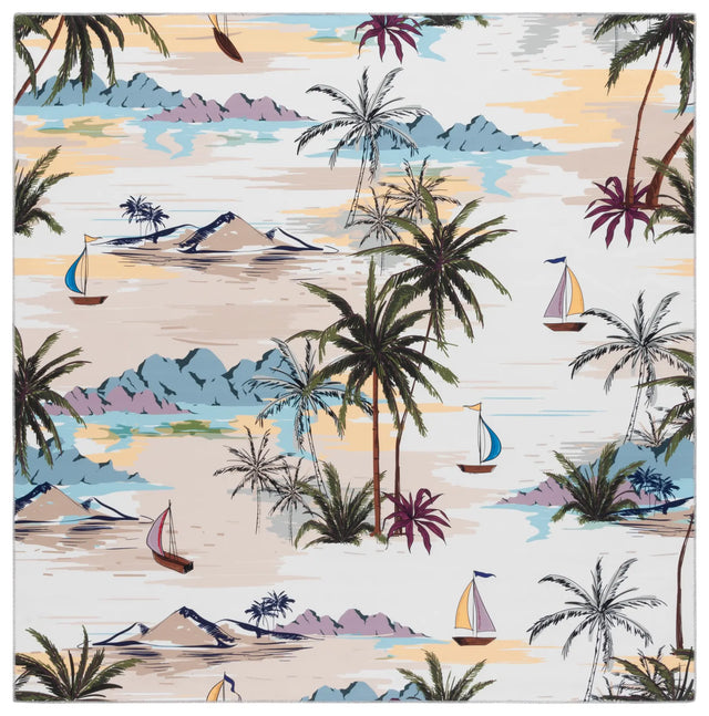 Safavieh Malibu 6'-0" x 6'-0" Rug in Ivory / Taupe