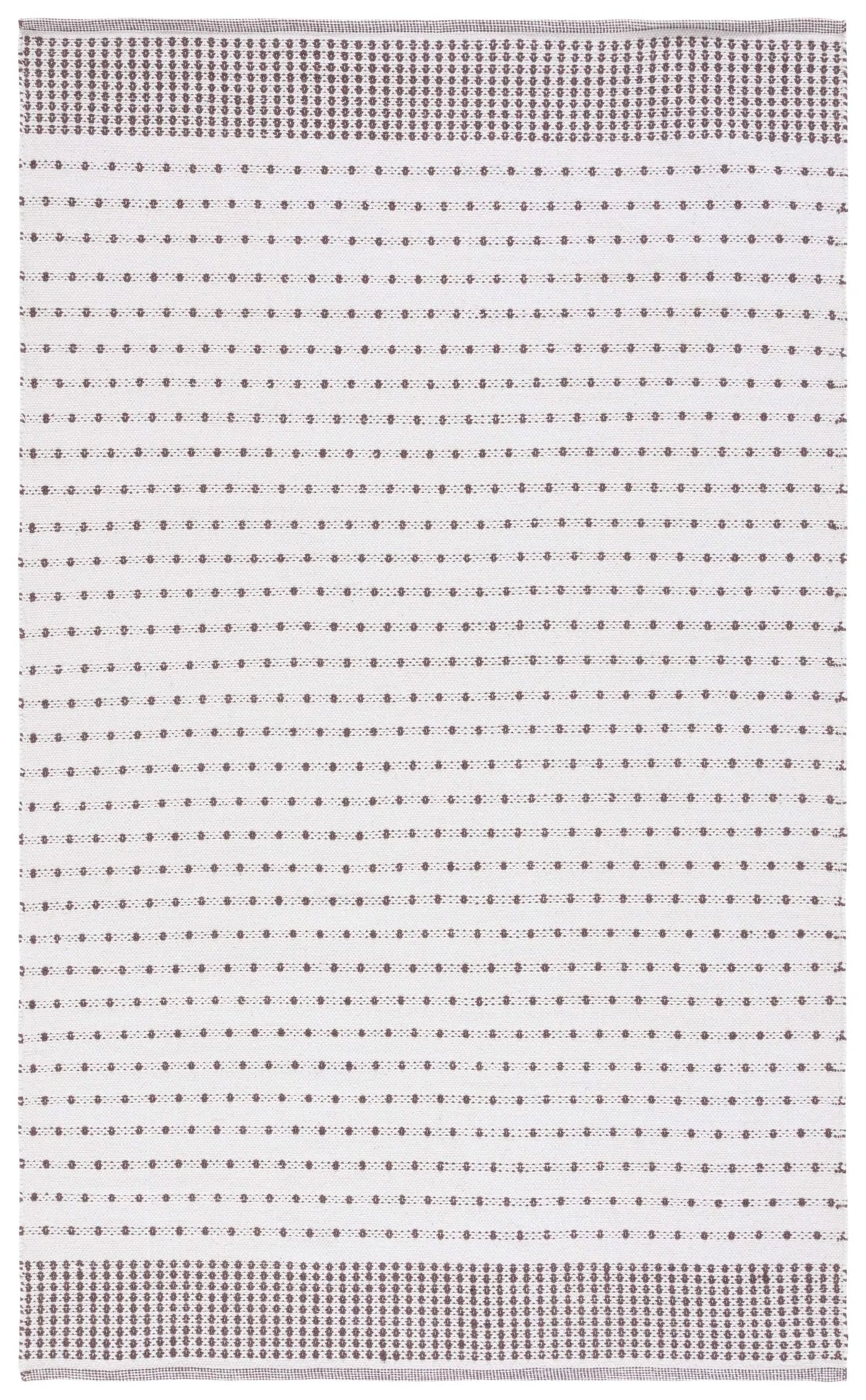 Safavieh Montauk 4'-0" x 6'-0" Rug in Brown / Ivory