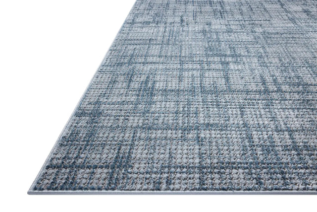Loloi Townes TOW-08 Grey / Denim Rug - rug corner