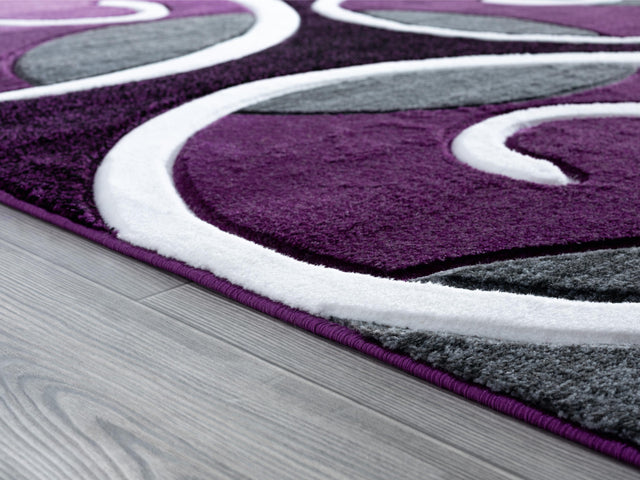 United Weavers Bristol Riley Plum (2050-10382) Rugs
