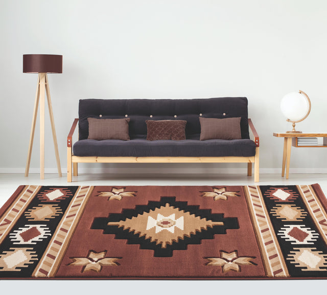 United Weavers Bristol Caliente Brown (2050-10450) Rugs