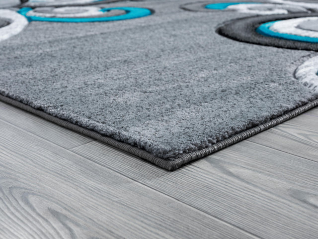 United Weavers Bristol Rhiannon Turquoise (2050-11369) Rugs