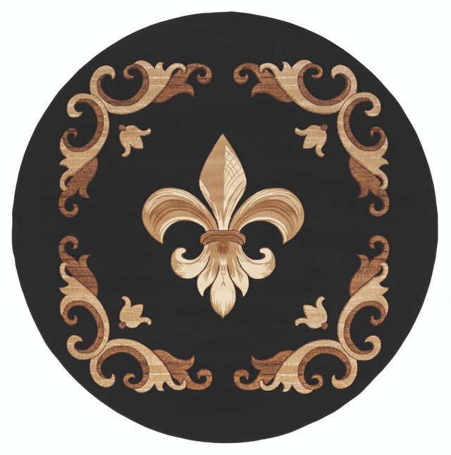 United Weavers Bristol Barnsley Black (2050-11770) Rugs
