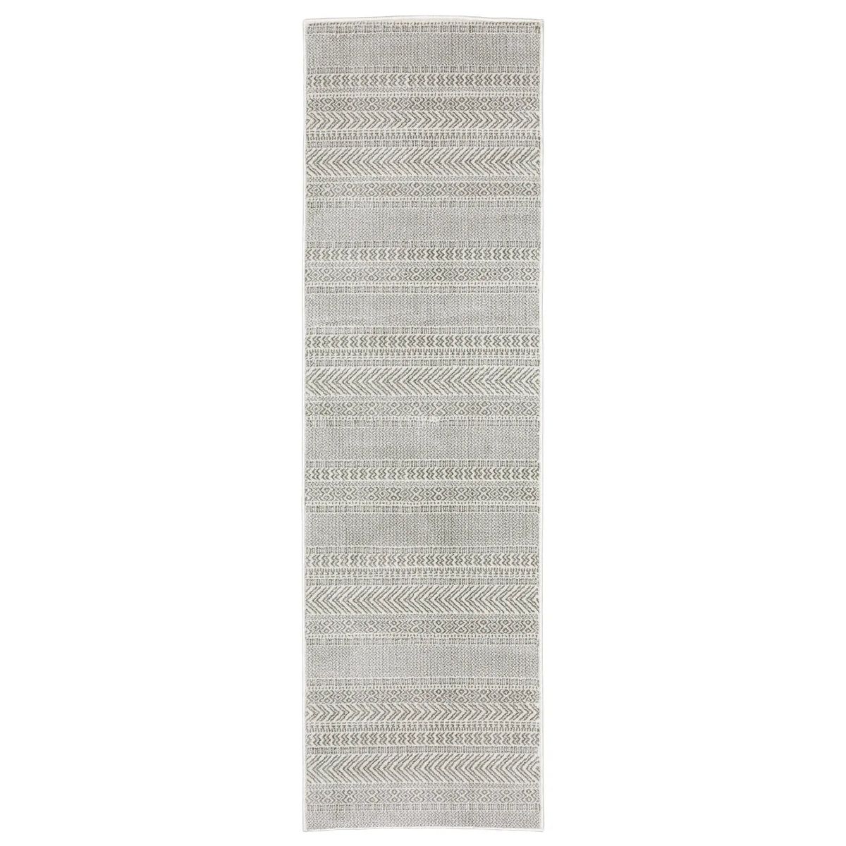 Oriental Weavers Montecito 4929E White/ Grey Rug - runner