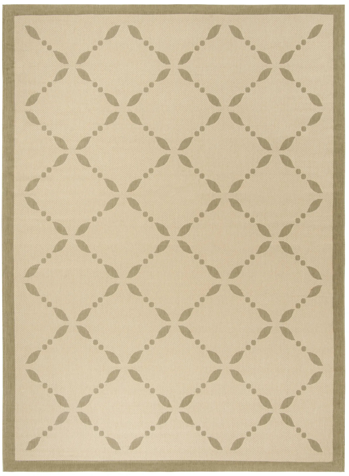 Safavieh Martha Stewart 8'-0" x 11'-2" Rug in Cream / Green