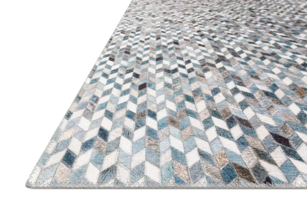 Loloi Maddox Mad-08 Ocean/Grey Rugs - rug corner