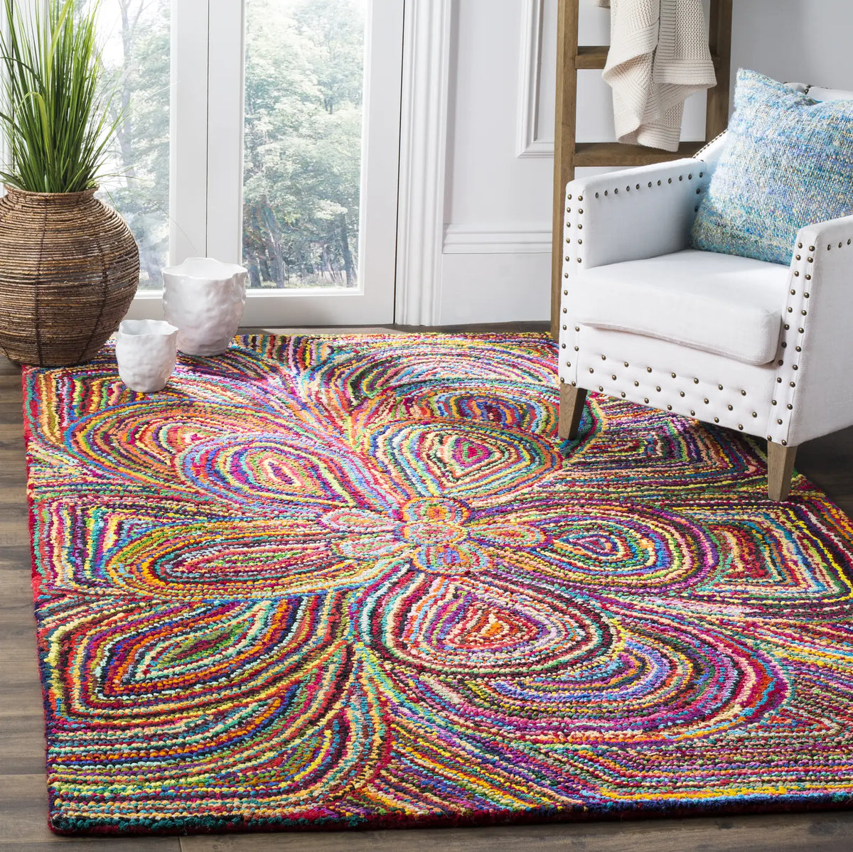Safavieh Nantucket 5'-0" x 8'-0" Rug in Multi