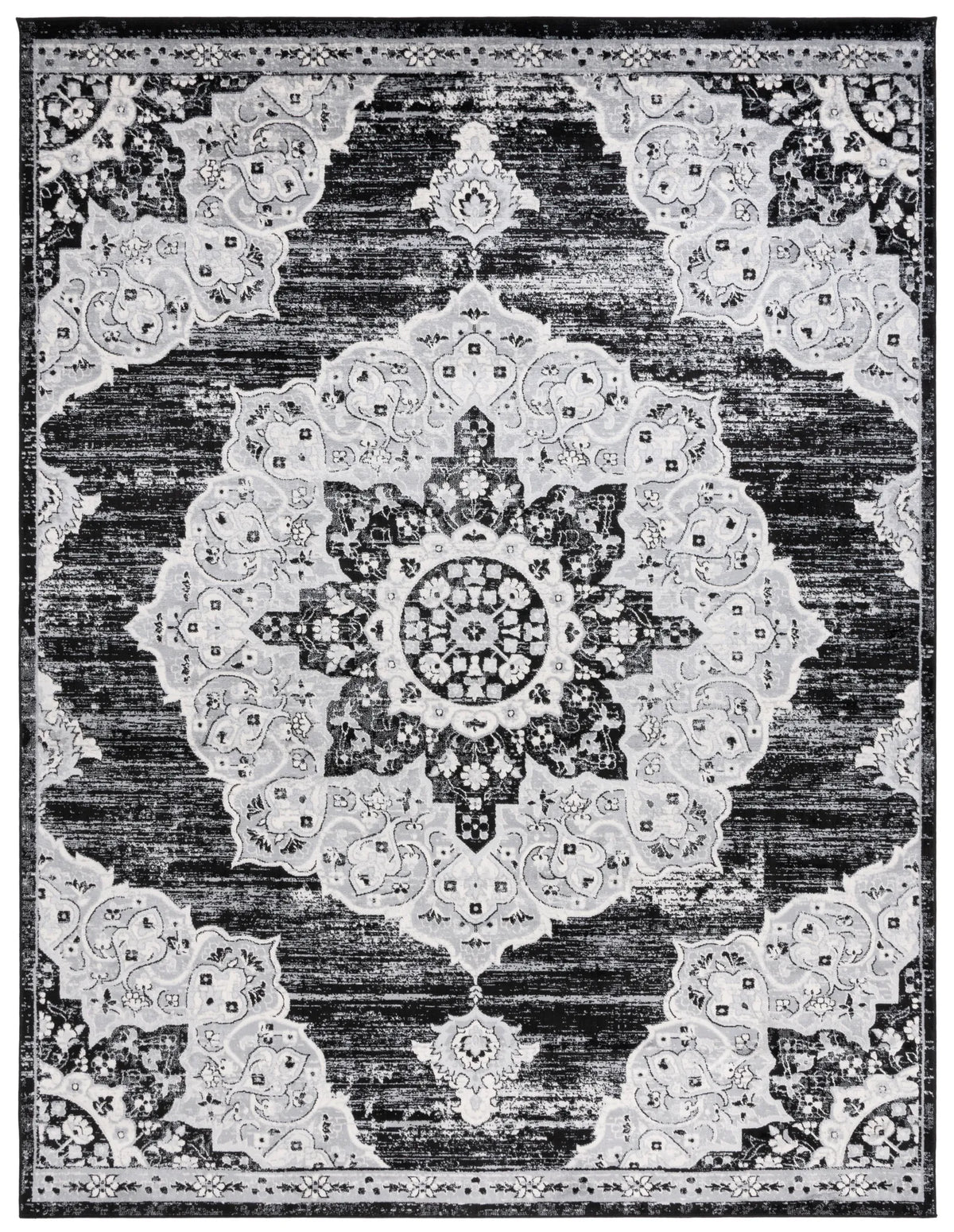 Safavieh Brentwood 10'-0" x 13'-0" Rug in Black / Grey