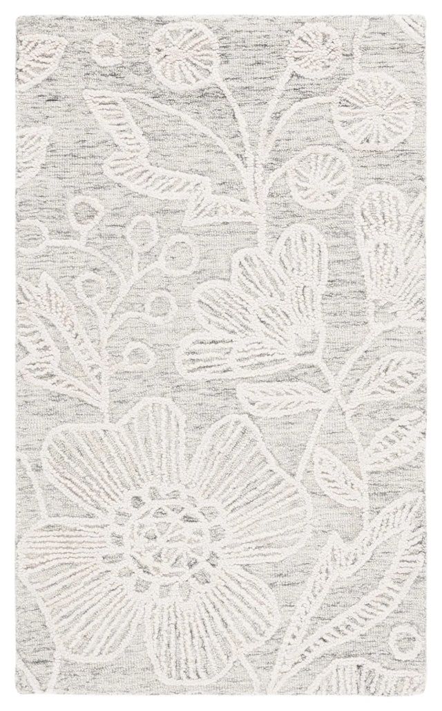 Safavieh Jardin 3'-0" x 5'-0" Rug in Grey / Ivory