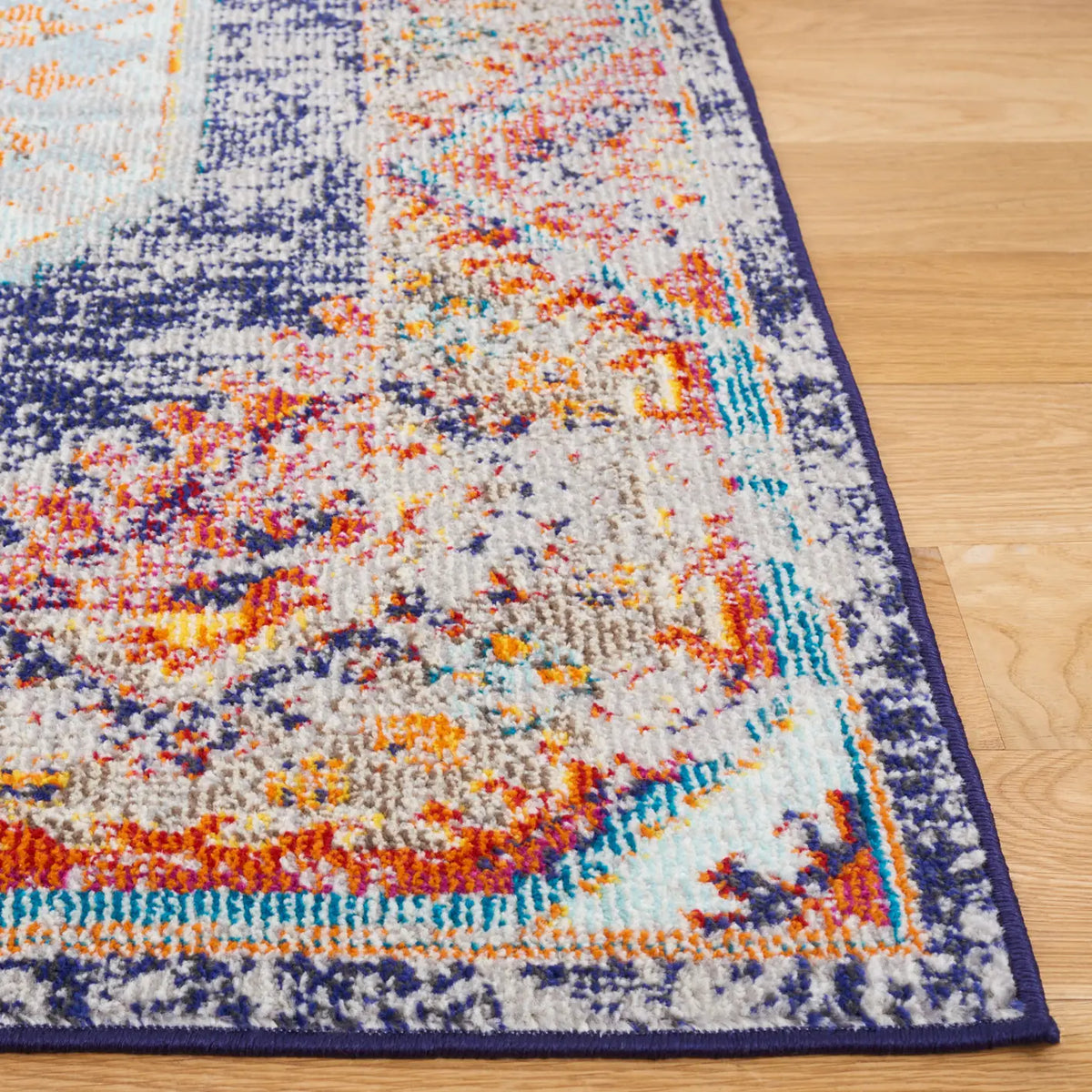 Safavieh Monaco 4'-0" x 5'-7" Rug in Rust / Multi