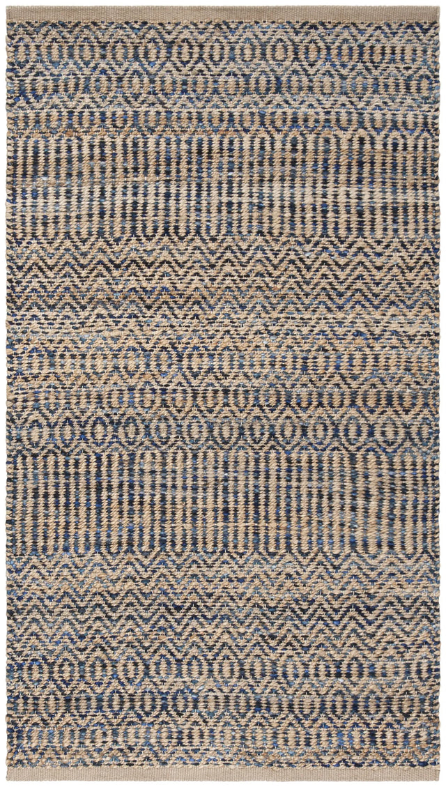 Safavieh Cape Cod 3'-0" x 5'-0" Rug in Navy / Natural