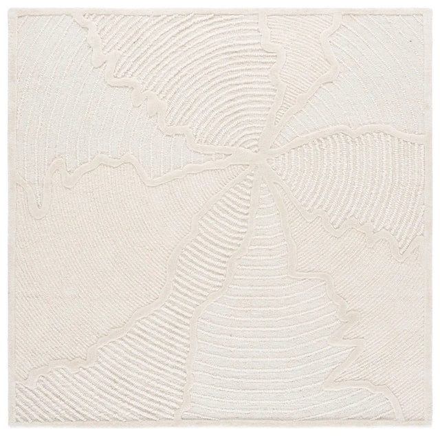 Safavieh Abstract 6'-0" x 6'-0" Rug in Ivory