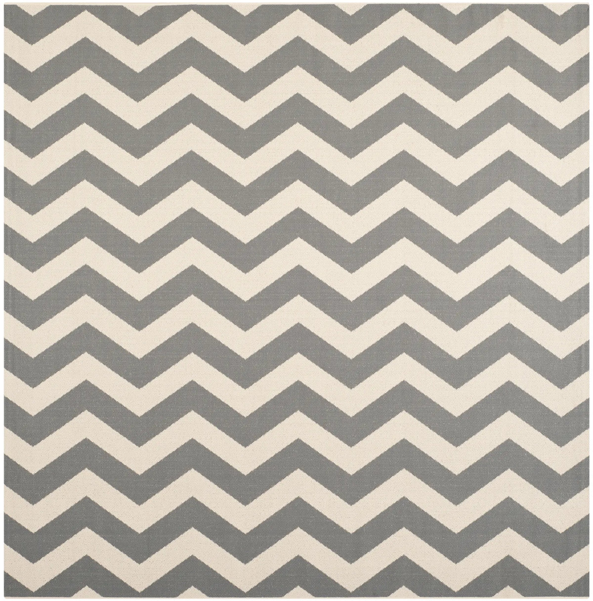 Safavieh Courtyard 7'-10" x 7'-10" Rug in Grey / Beige