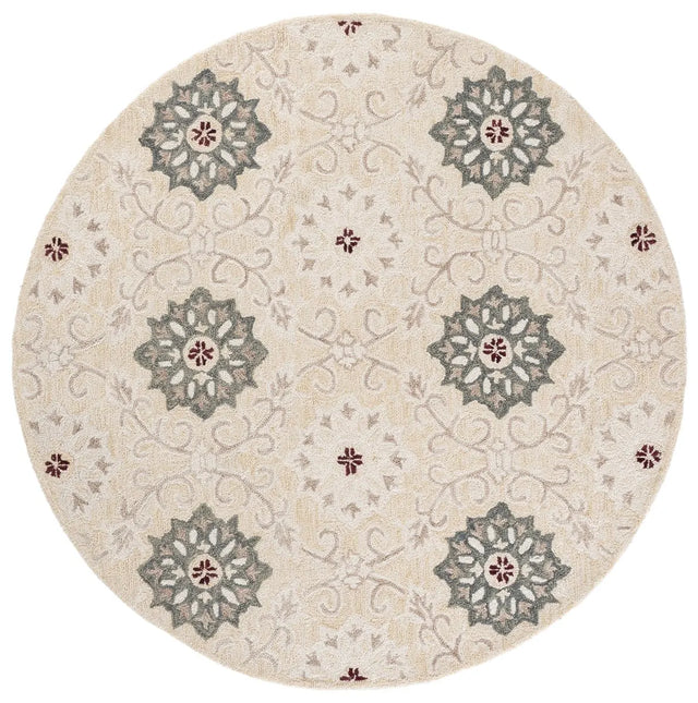 Safavieh Metro 6'-0" x 6'-0" Rug in Beige / Ivory