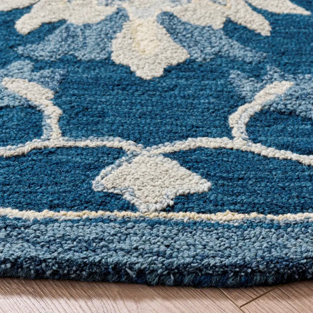 Safavieh Metro 6'-0" x 6'-0" Rug in Navy / Ivory