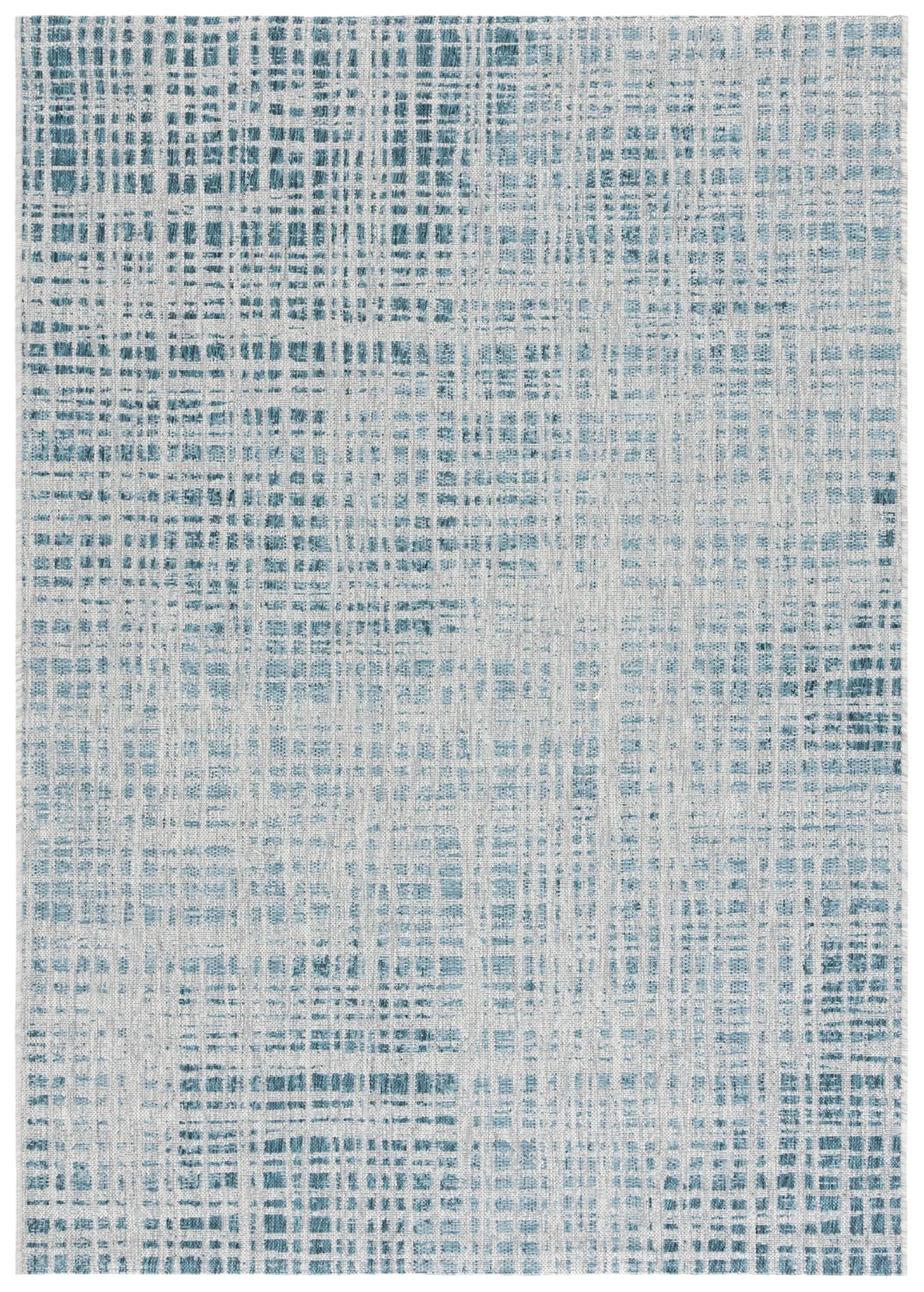 Safavieh Courtyard 5'-3" x 7'-7" Rug in Grey / Blue