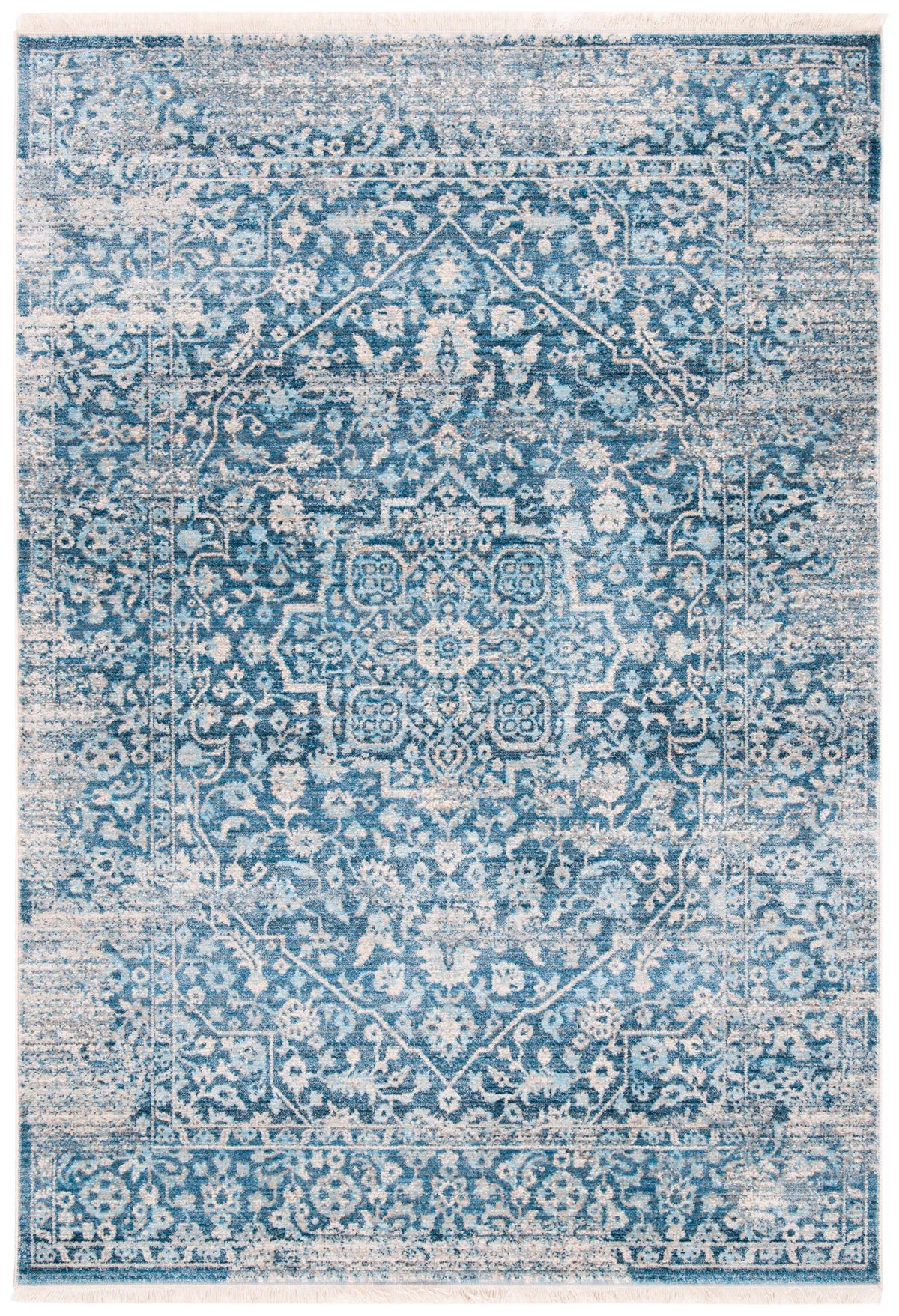 Safavieh Vintage Persian 3'-0" x 5'-0" Rug in Blue / Ivory