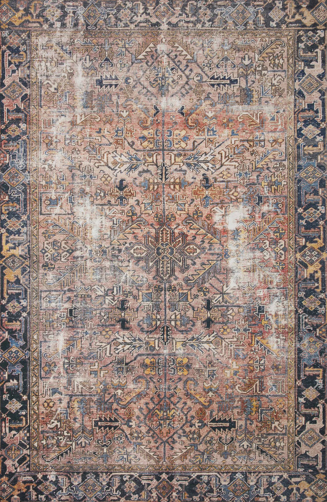 Chris Loves Julia x Loloi Jules 2-Jul Terracotta / Multi Rug - main flat