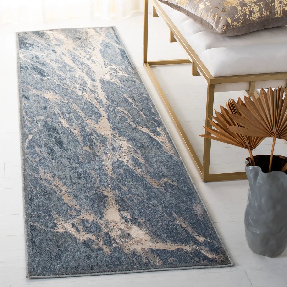 Safavieh Paradise 2'-2" x 8'-0" Rug in Beige / Blue