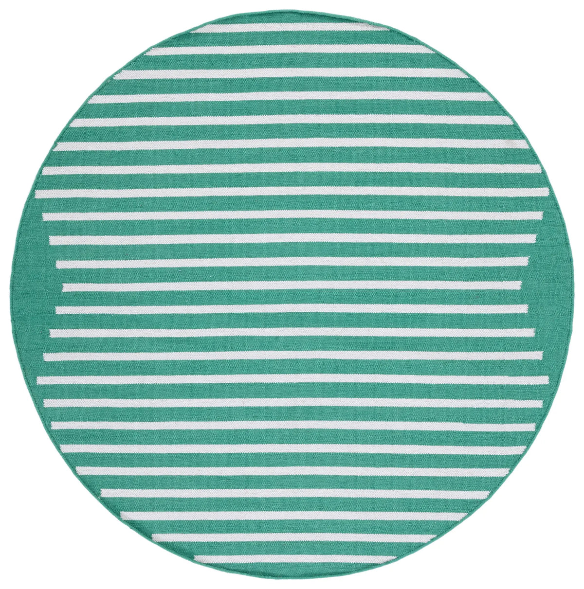 Safavieh Montauk 6'-0" x 6'-0" Rug in Dark Green / Ivory