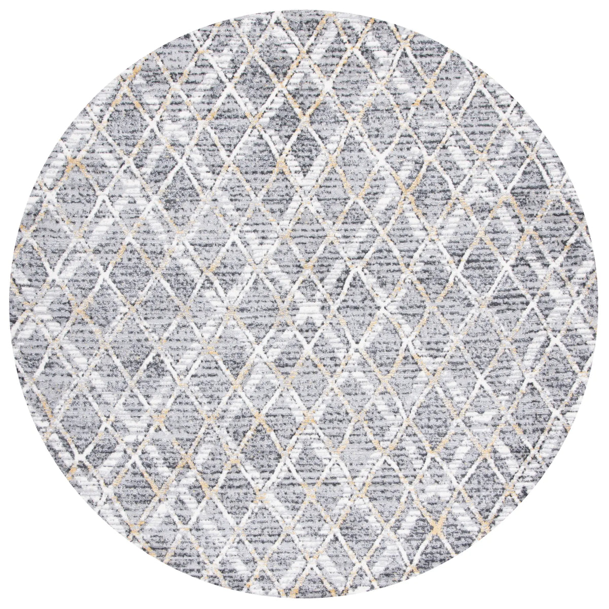 Safavieh Lagoon 6'-7" x 6'-7" Rug in Grey / Gold