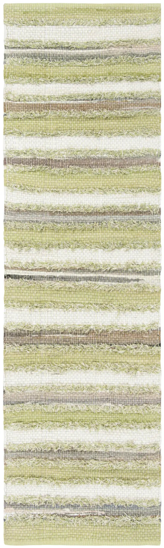 Safavieh Montauk 2'-3" x 8'-0" Rug in Green / Multi