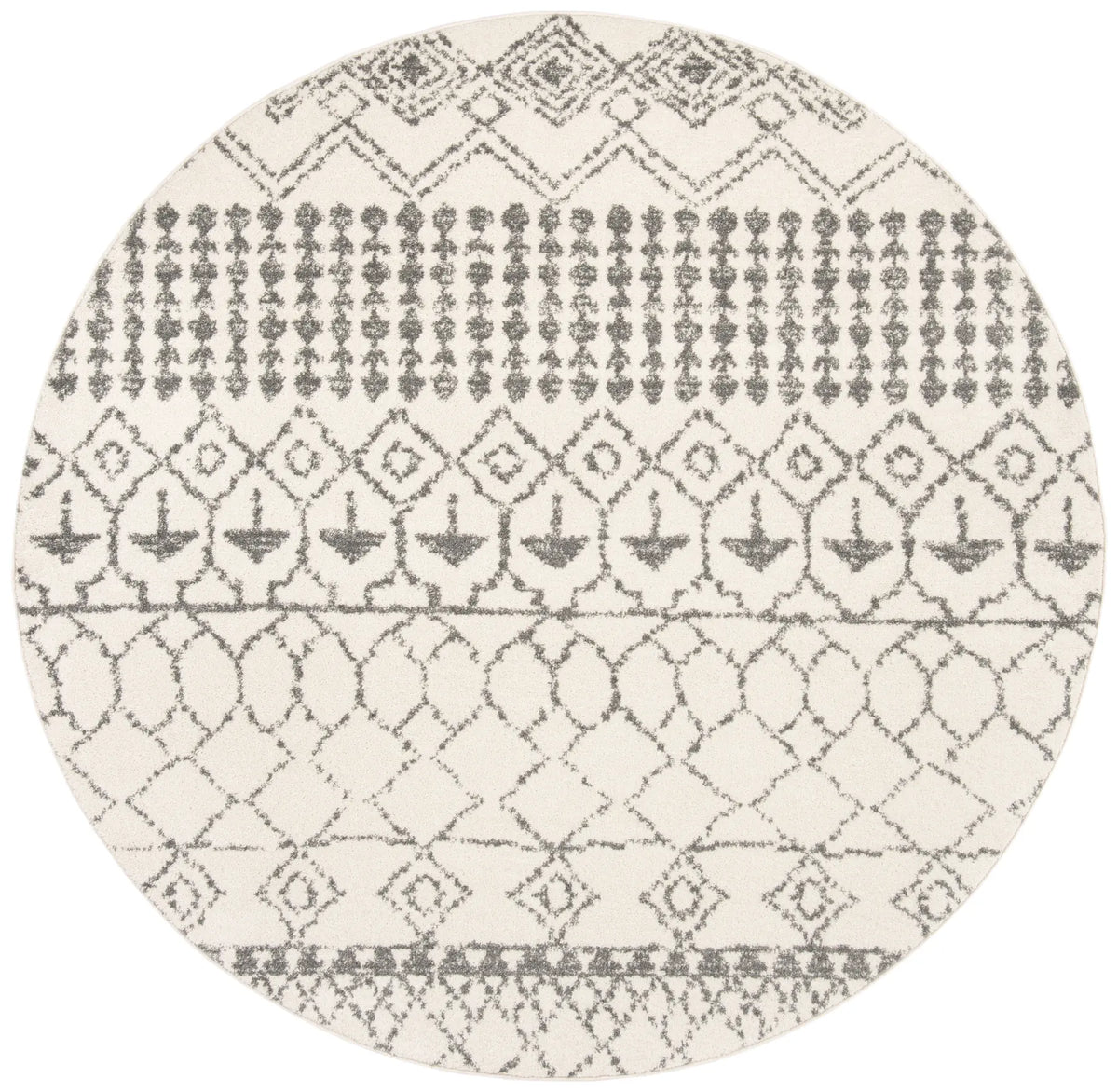 Safavieh Tulum 10'-0" x 10'-0" Rug in Ivory / Grey