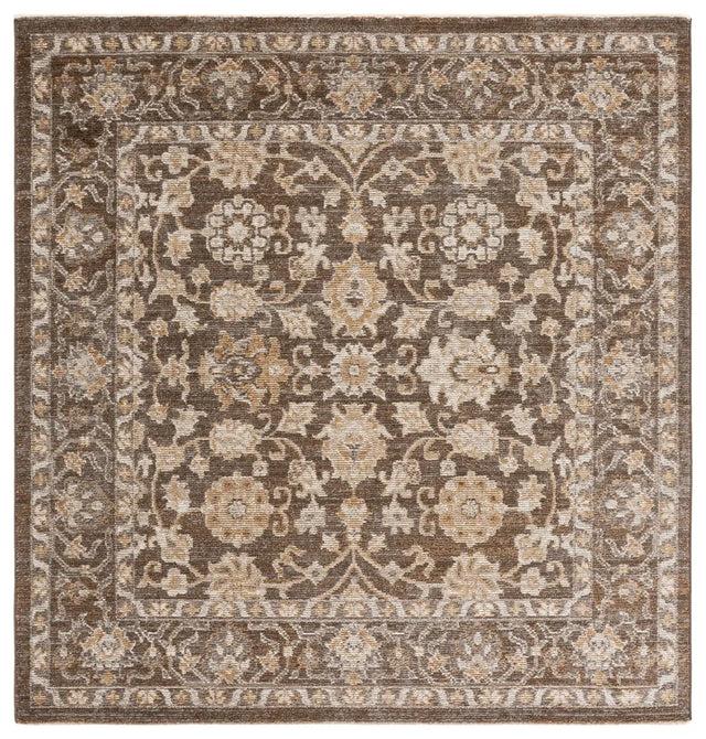 Safavieh Hazel 500 6'-0" x 6'-0" Rug in Brown / Ivory