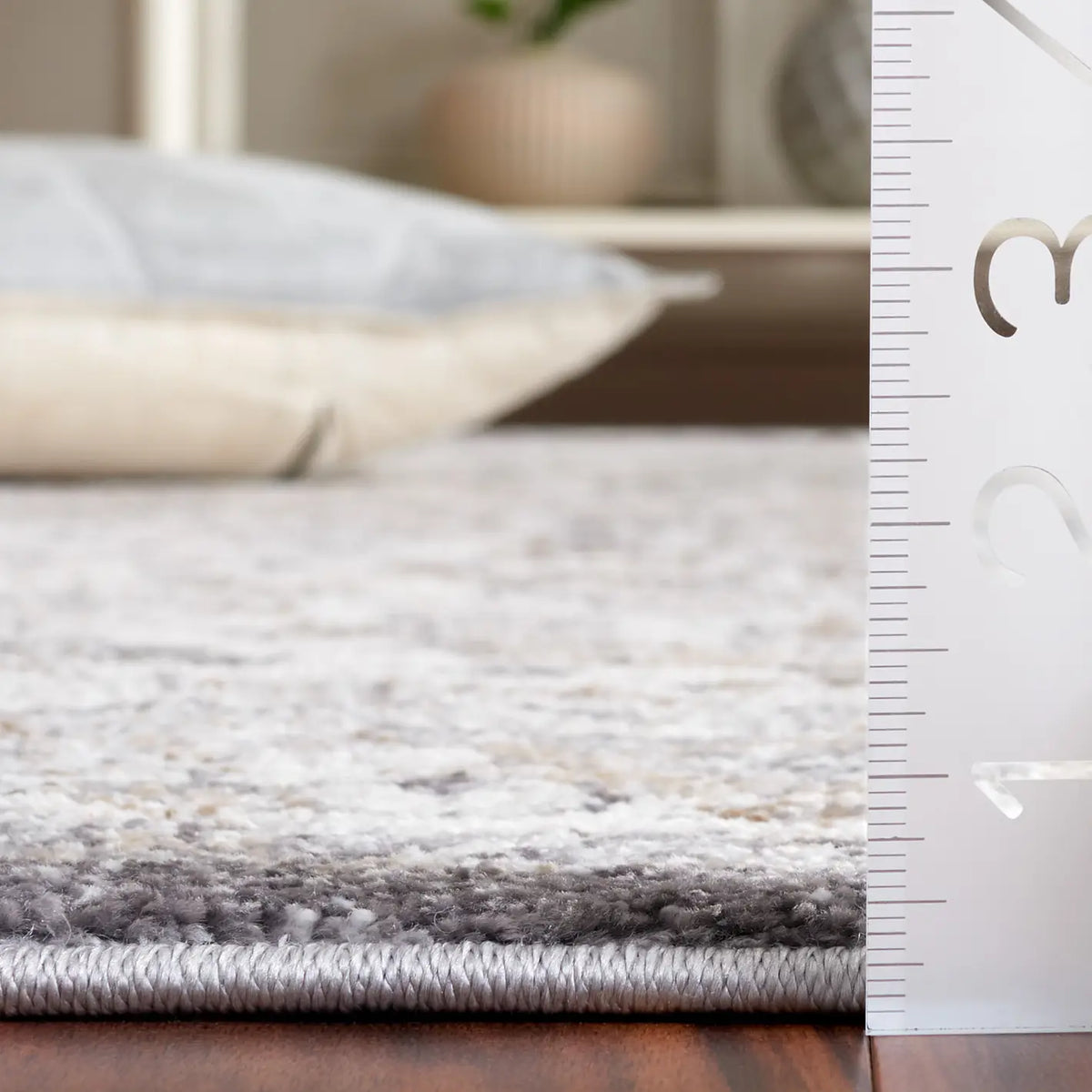Safavieh Opal 4'-0" x 6'-0" Rug in Grey / Ivory