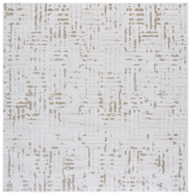 Safavieh Slate 700 6'-7" x 6'-7" Rug in Ivory / Taupe