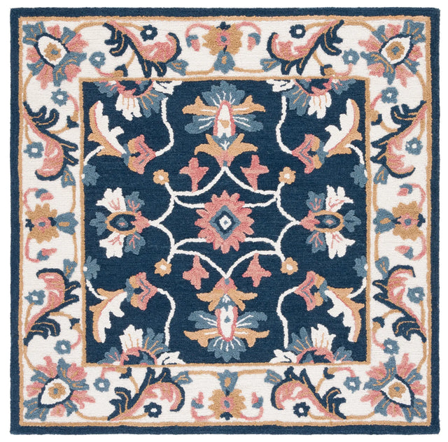 Safavieh Blossom 6'-0" x 6'-0" Rug in Blue / Ivory