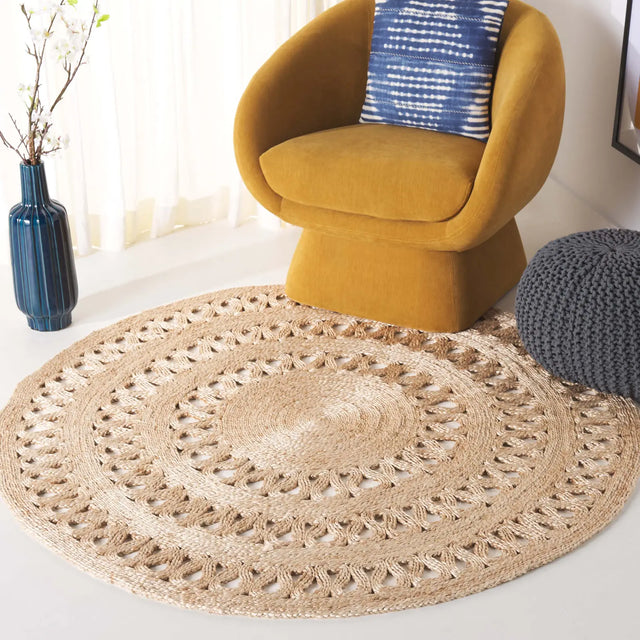 Safavieh Natural Fiber 5'-0" x 5'-0" Rug in Natural