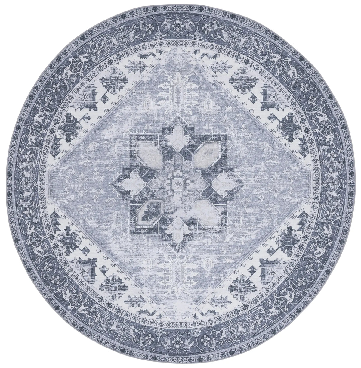 Safavieh Tucson 6'-0" x 6'-0" Rug in Grey