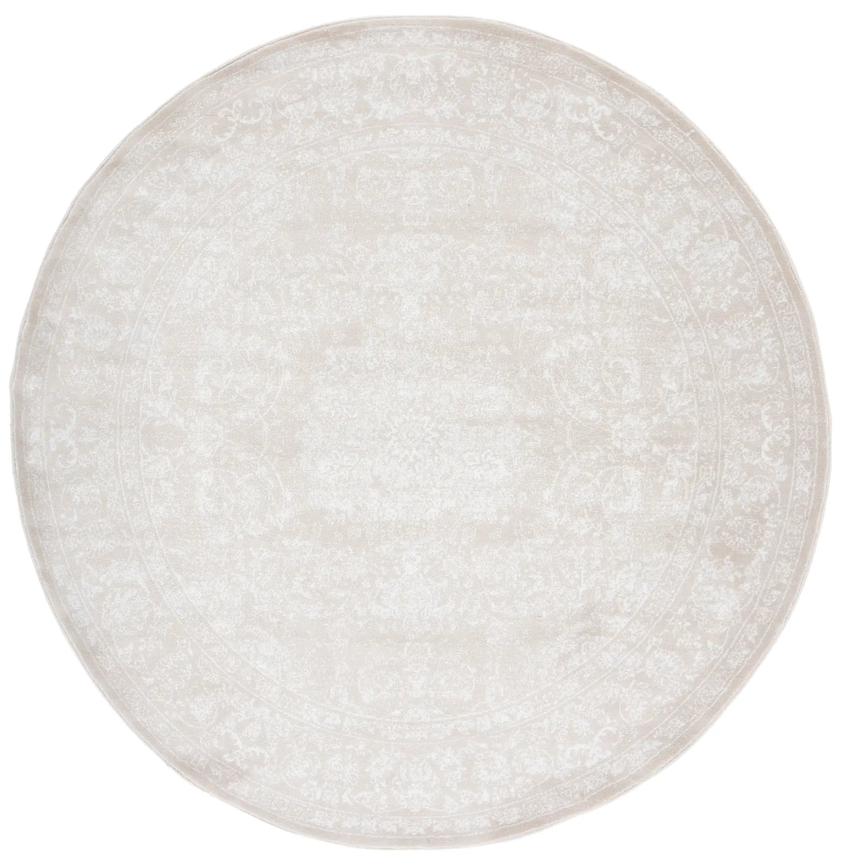 Safavieh Carnegie 6'-7" x 6'-7" Rug in Light Beige / Cream