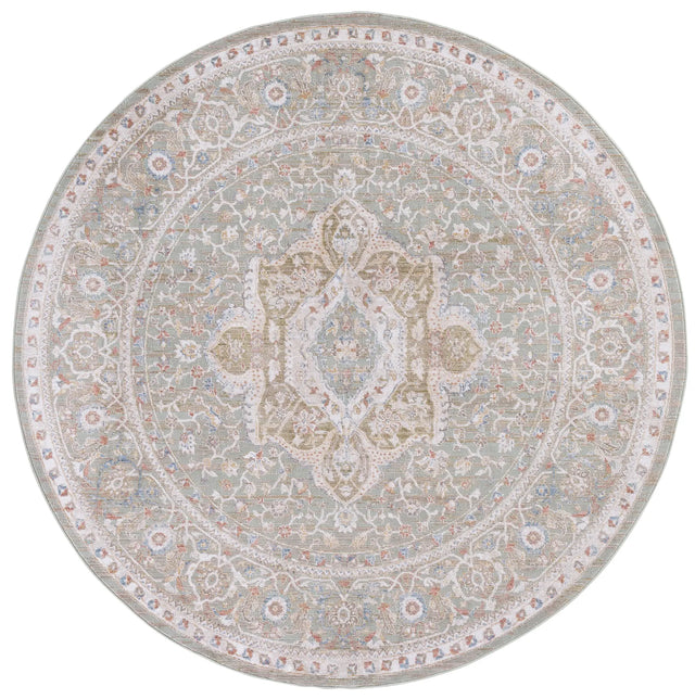 Safavieh Ellwood 6'-5" x 6'-5" Rug in Olive / Beige