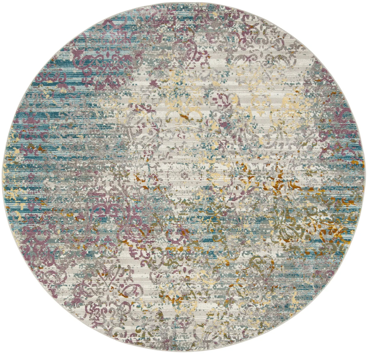 Safavieh Aria 6'-5" x 6'-5" Rug in Cream / Multi