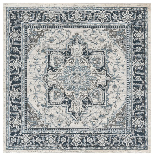 Safavieh Cameron 6'-7" x 6'-7" Rug in Blue / Grey