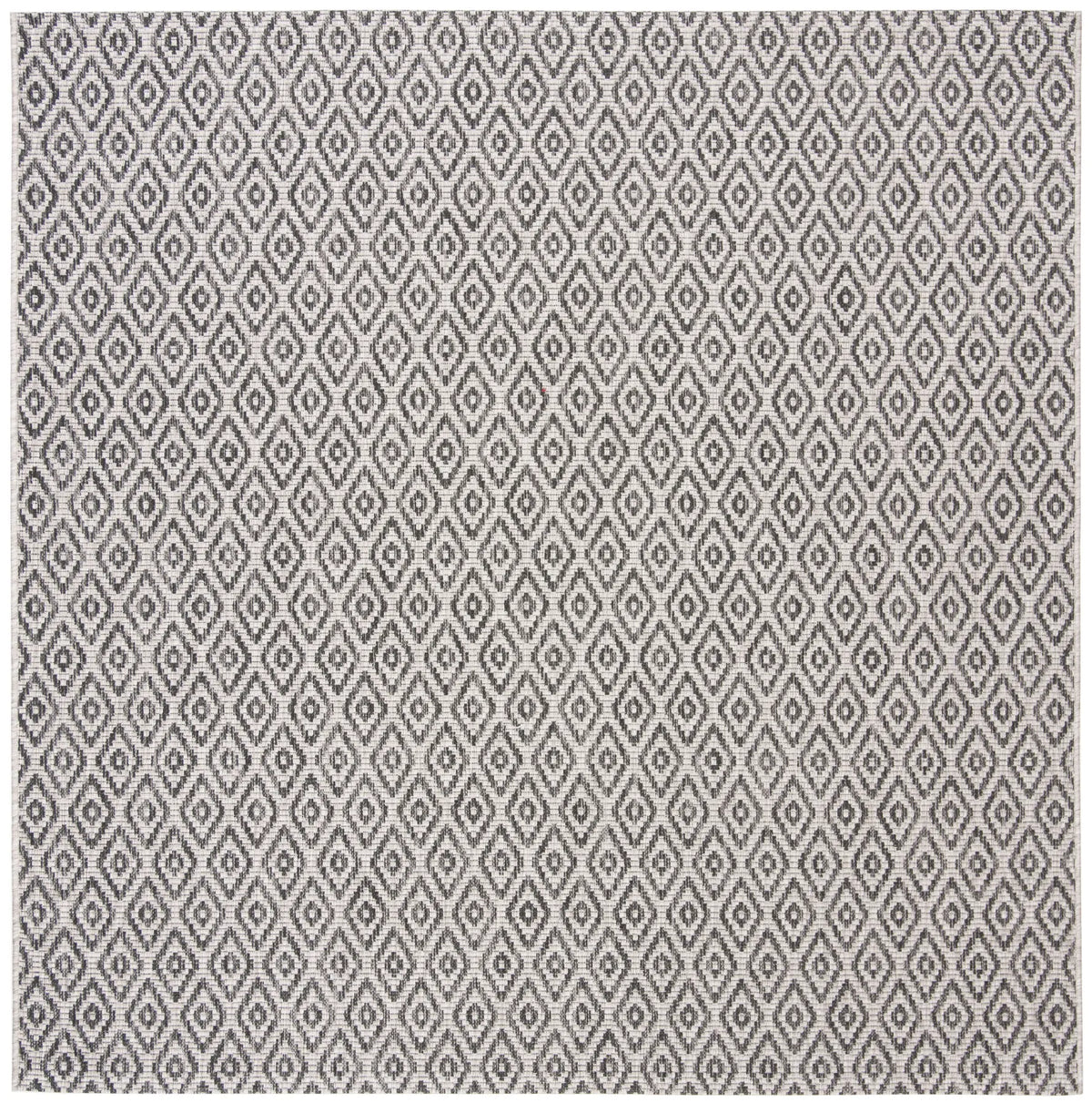 Safavieh Courtyard 6'-7" x 6'-7" Rug in Beige / Black