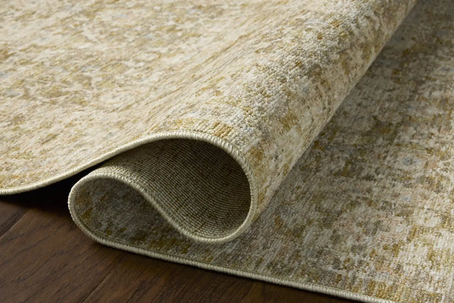 Loloi Elora ELR-05 Traditional Power Loomed Moss, Clay Rug - pile height