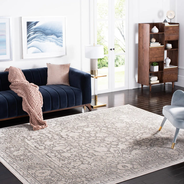 Safavieh Reflection 10'-0" x 14'-0" Rug in Dark Grey / Cream