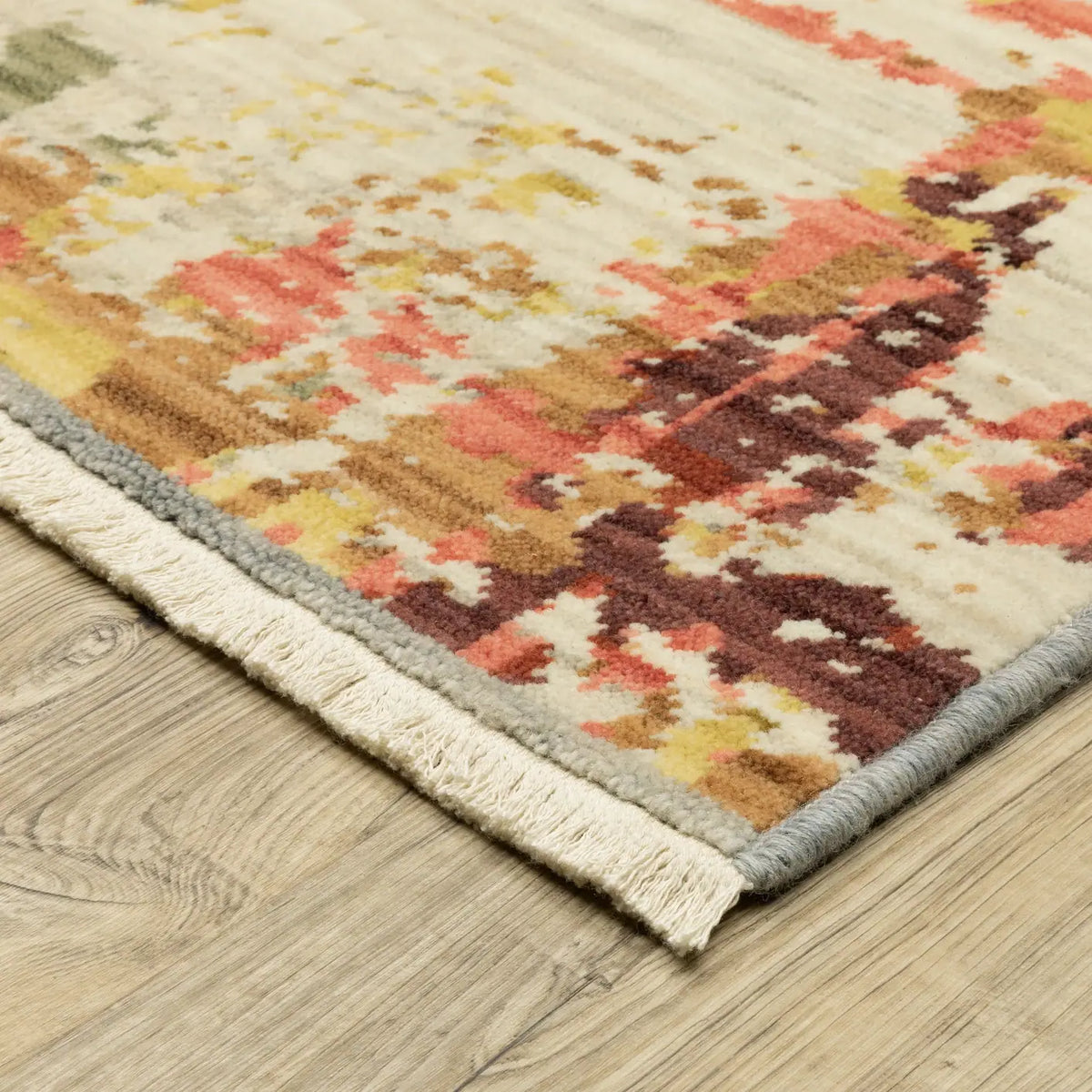 Oriental Weavers Sphinx SOLERI SOL01 Beige Abstract Rugs - corner detail