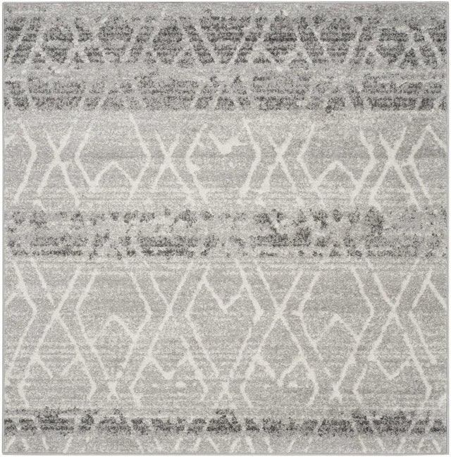 Safavieh Adirondack 6'-0" x 6'-0" Rug in Silver / Ivory