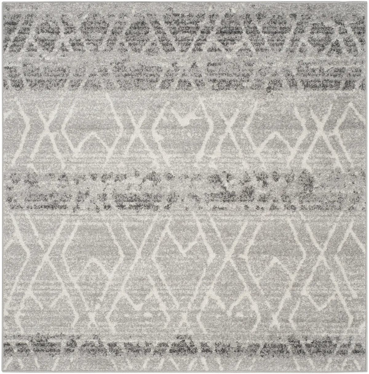 Safavieh Adirondack 6'-0" x 6'-0" Rug in Silver / Ivory