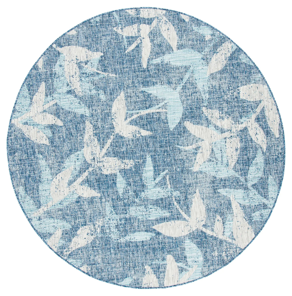 Safavieh Courtyard 6'-7" x 6'-7" Rug in Navy / Blue